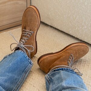 Jenni Kayne Brown Suede Ankle Booties